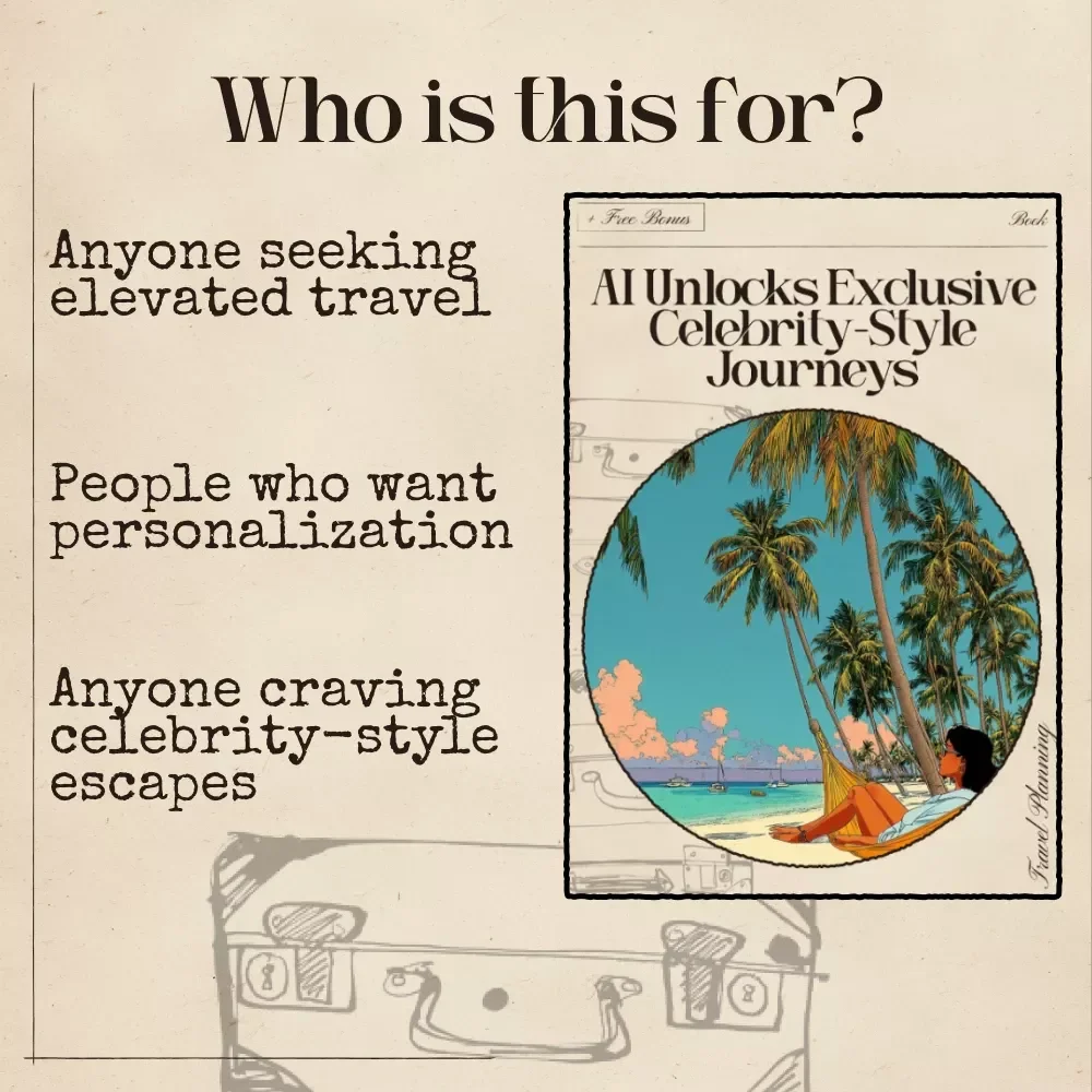 AI Unlocks Exclusive Celebrity-Style Journeys | Luxury Travel eBook for AI-Powered Planning | ai for celebrity style vacation planning Guide