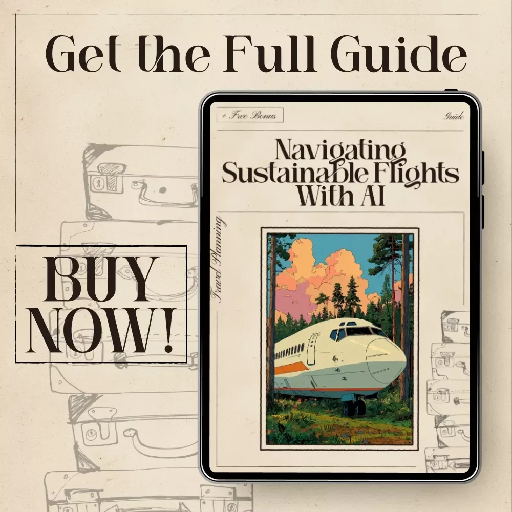 Navigating Sustainable Flights with AI – Eco Travel Guide for Greener Trips, AI for Finding Sustainable Airline Options, Low-Impact Flight Planning eBook