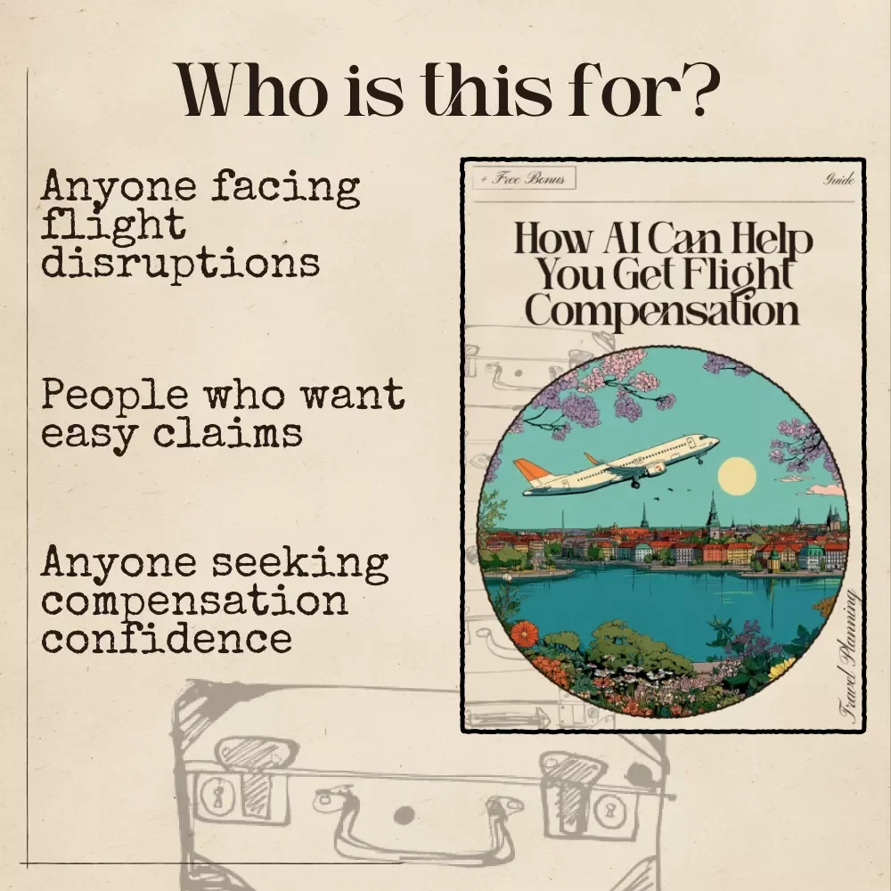 How AI Can Help You Get Flight Compensation – Expert Guide for Travelers | AI for Flight Compensation Claim Help | Step-by-Step Digital Download