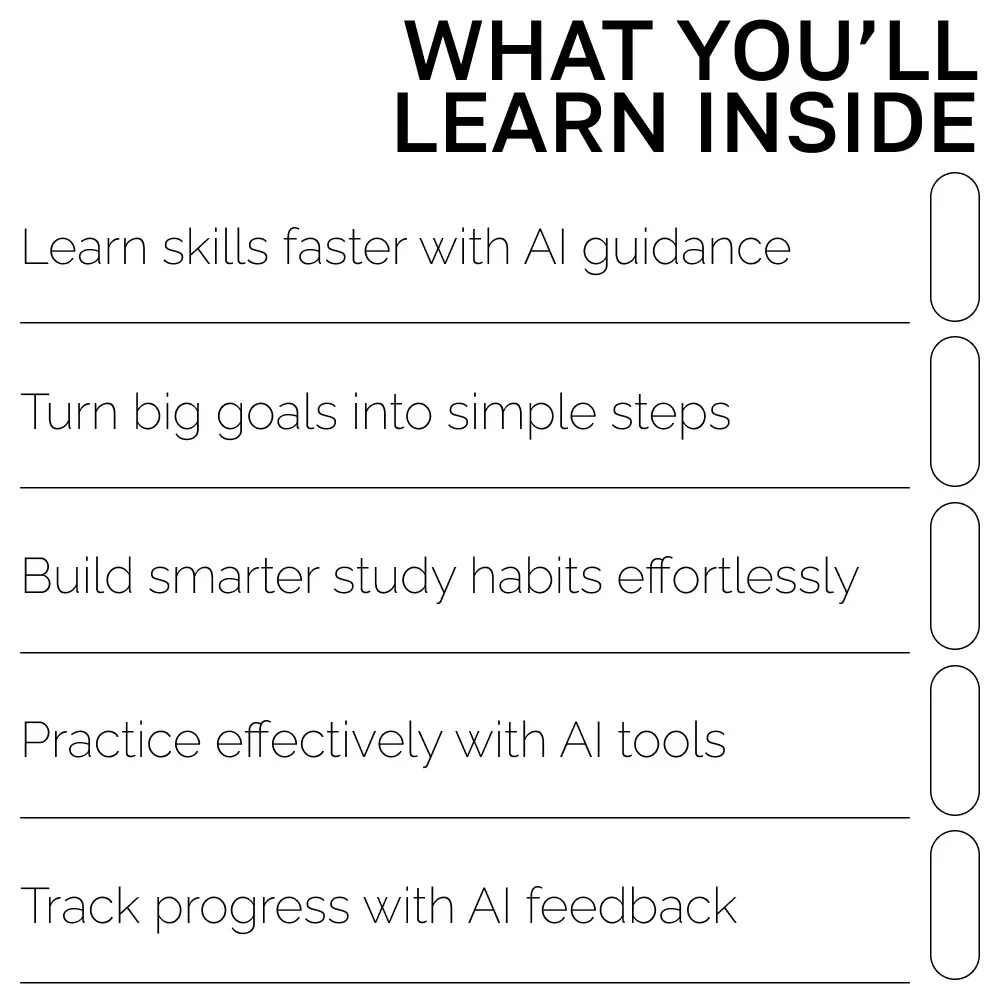 Fast-Track Your Skills | Ebook for Rapid Learning Success | Master How to Use AI to Learn New Skills Faster | Digital Download Guide for Skill Growth & Smart Study Habits