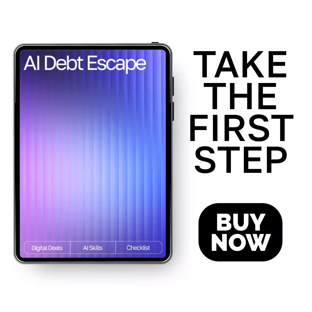 AI Debt Escape | How to Use AI to Get Out of Debt Checklist | Smart Debt-Free Strategy Digital Download