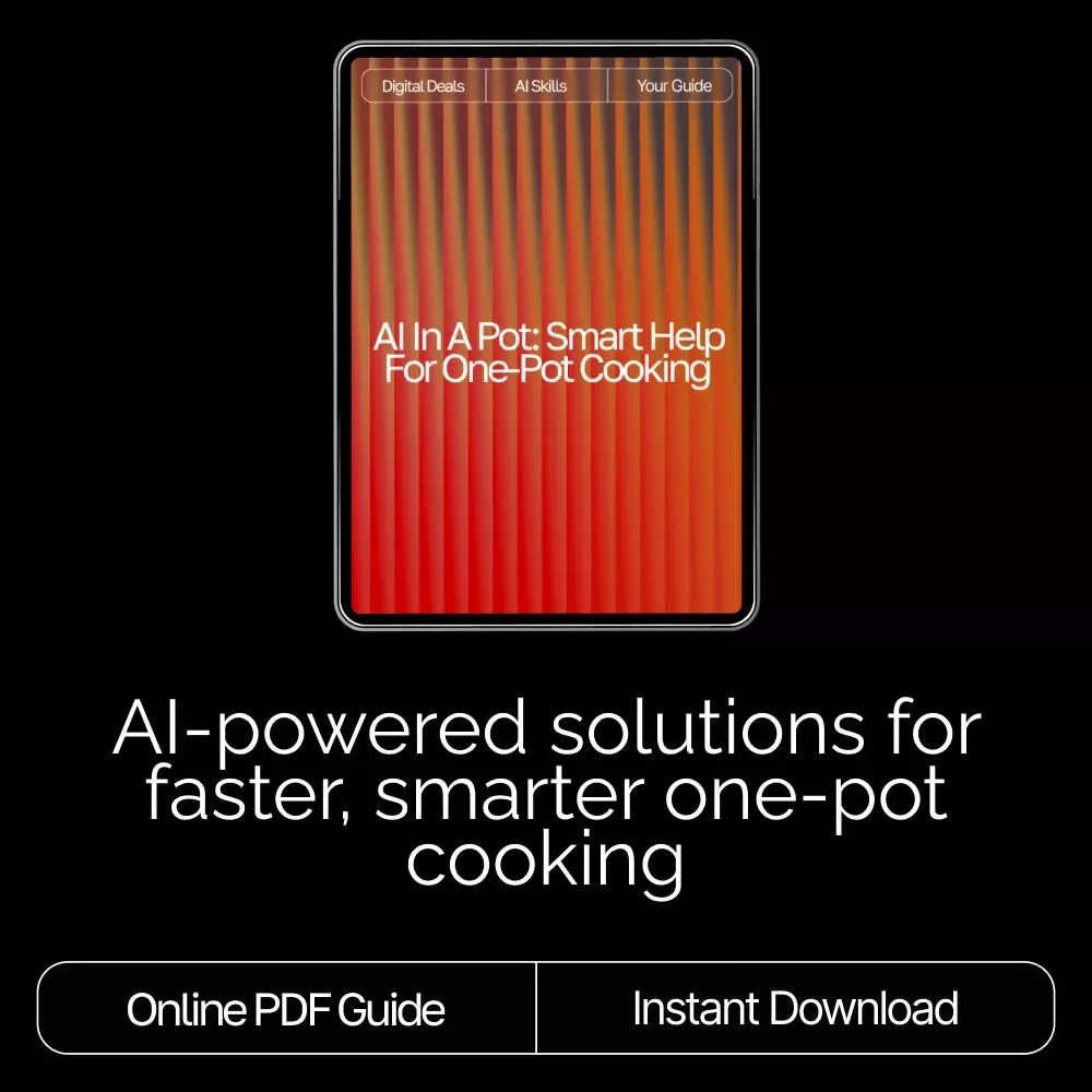 AI in a Pot: Smart Help for One-Pot Cooking | Digital One-Pot Guide for Busy Cooks | ai help for one-pot recipes | Meal Planning, Substitutions & AI Cooking Tips
