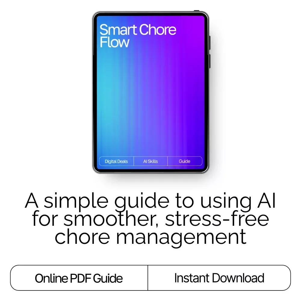 Smart Chore Flow — Ultimate Guide for Home Organization, Routine Automation & Productivity | AI Tool for Chore Tracking | Digital Download