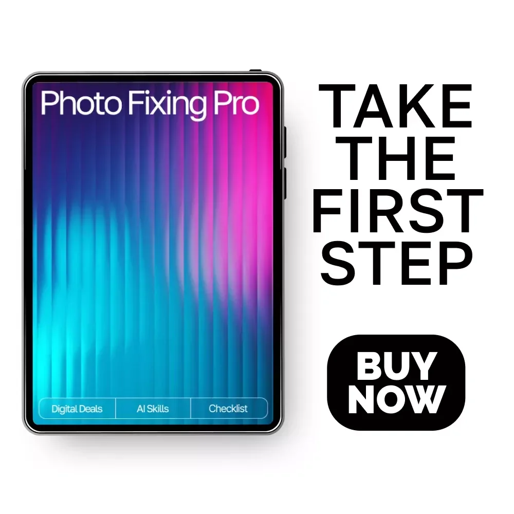Photo Fixing Pro – Ultimate AI Photo Editing Checklist for Beginners & Creators | Digital Download | ai tools for fixing photo flaws Guide