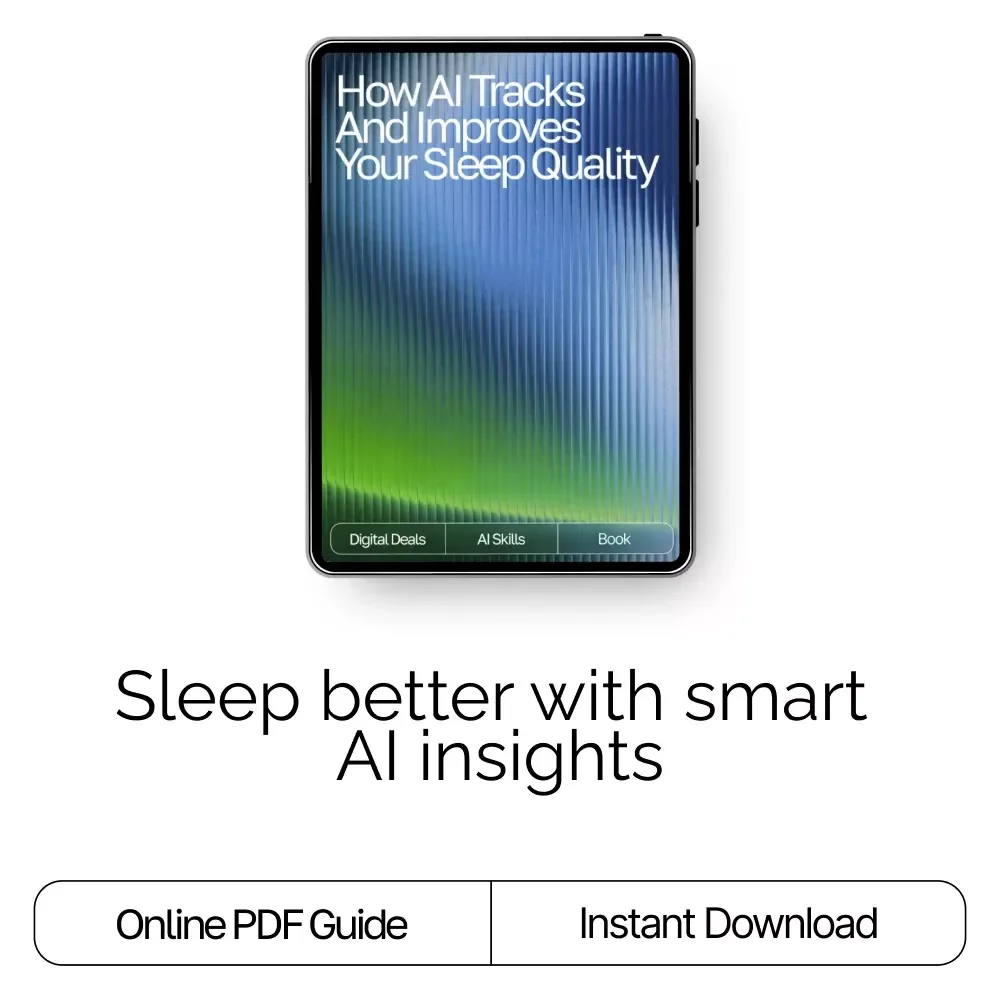 How AI Tracks and Improves Your Sleep Quality | Digital eBook | Learn How to Use an AI Tracker for Sleep Quality | Better Rest, Smarter Insights, and Healthier Nights