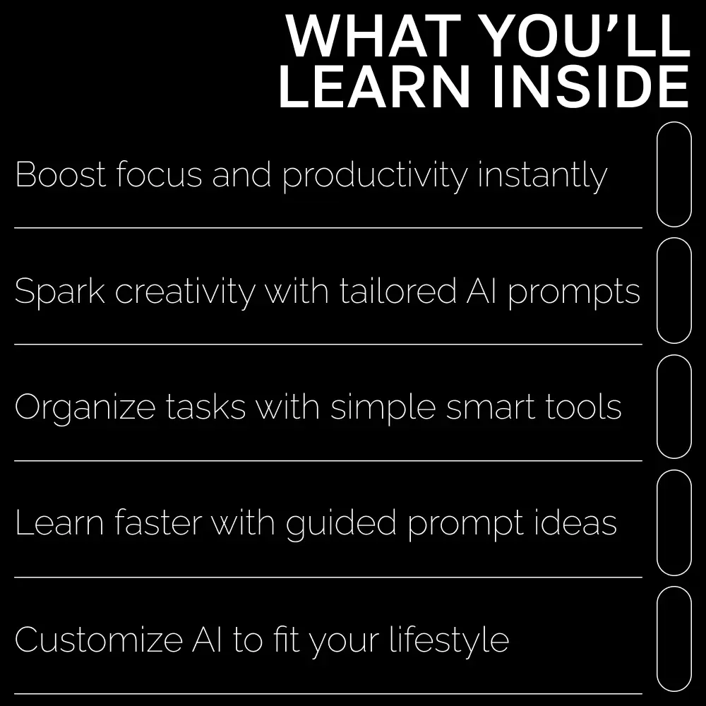 Everyday AI: Prompts to Supercharge Your Daily Life | Digital Guide | AI Prompt Templates for Daily Use | Productivity, Creativity & Organization Toolkit