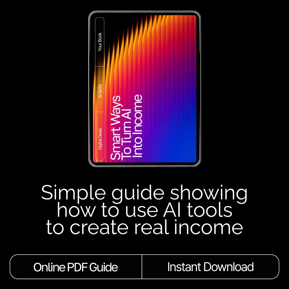 Smart Ways to Turn AI into Income | how to use ai to make money | High-Value AI Income Strategies eBook for Beginners & Creators