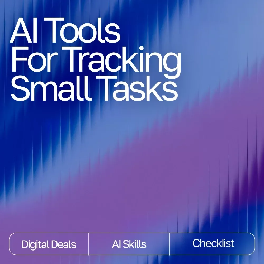Micro-Task Mastery: The Ultimate AI-Powered Checklist | Digital Download for Smarter Productivity Using AI Tools for Tracking Small Tasks
