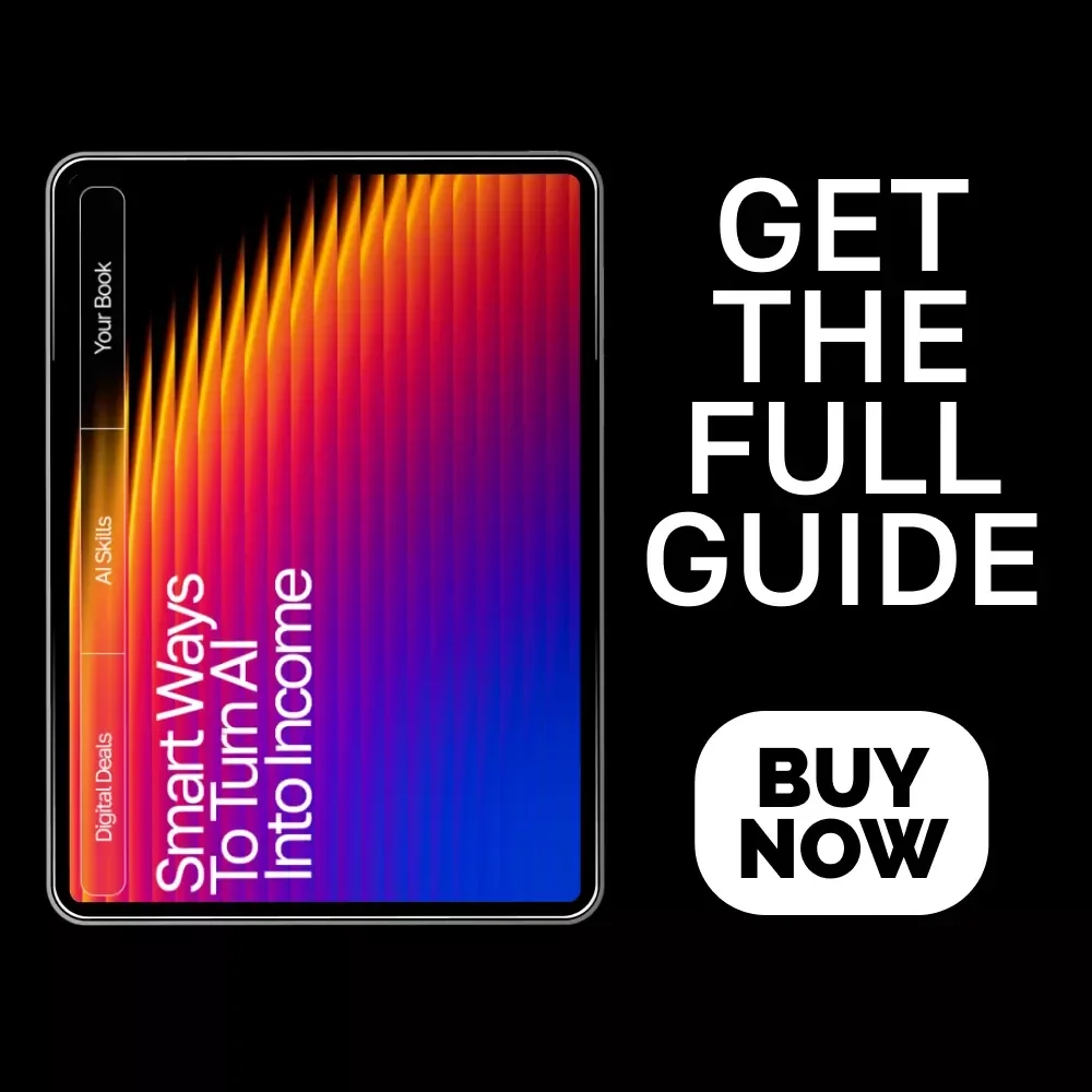 Smart Ways to Turn AI into Income | how to use ai to make money | High-Value AI Income Strategies eBook for Beginners & Creators