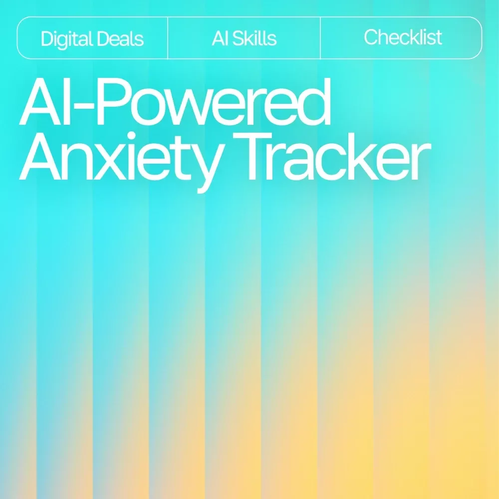 AI-Powered Anxiety Tracker | Digital Anxiety Guide, Mental Health eBook, Wellness Checklist, Mindfulness Tool for Identifying Anxiety Triggers & Building Coping Strategies