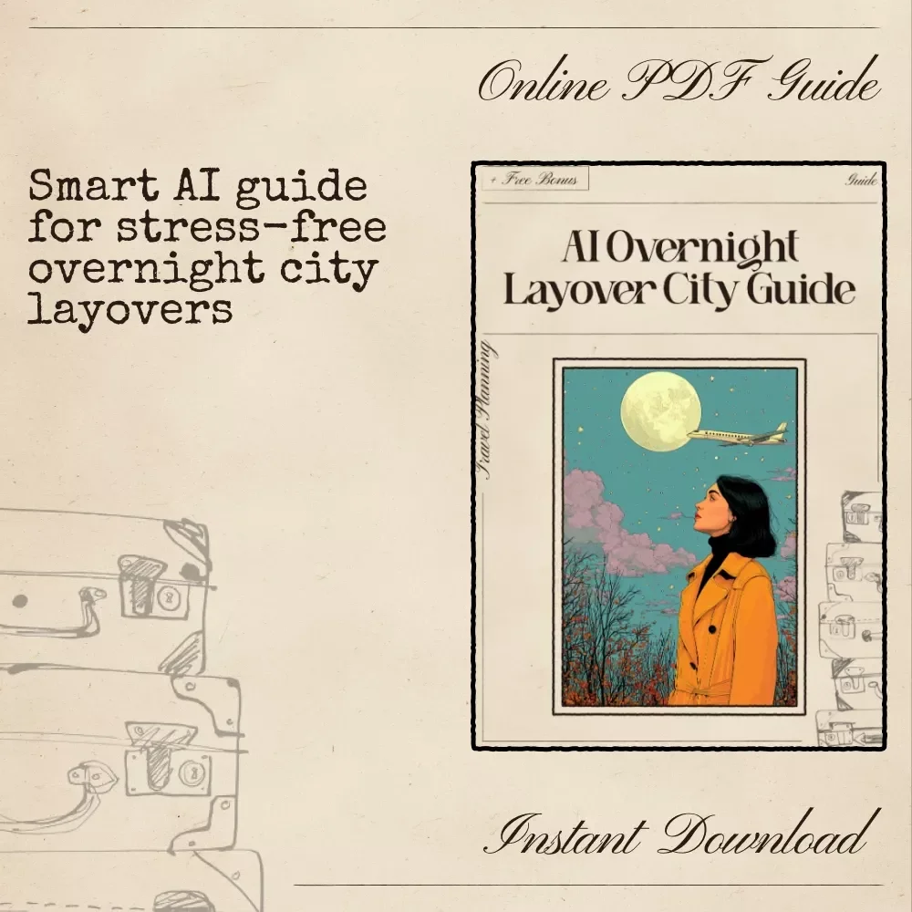 AI Overnight Layover City Guide – Smart Travel eBook for Quick City Exploration, Instant AI Local Insights & Stress-Free Mini-Itineraries