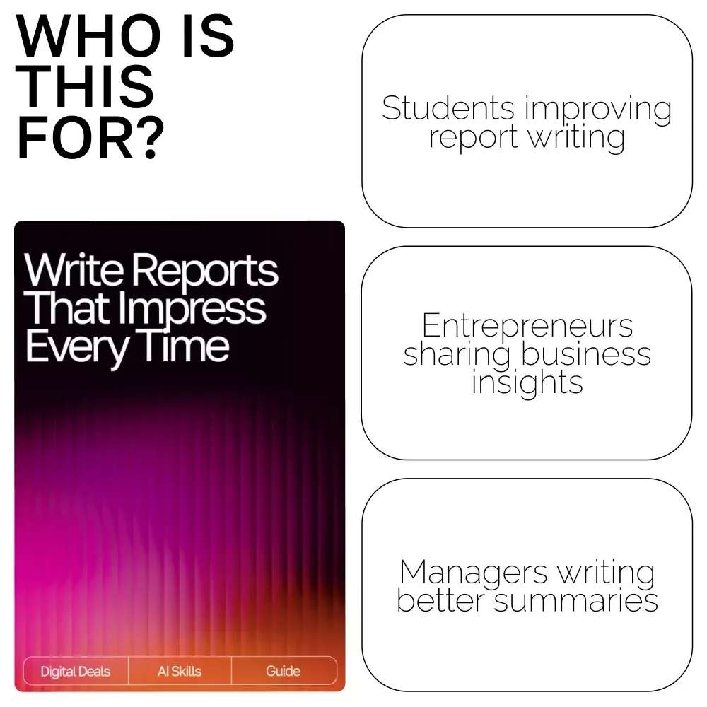 Write Reports That Impress Every Time | AI Prompts for Detailed Reports | Professional Report Writing Guide for Clear, Insightful Results