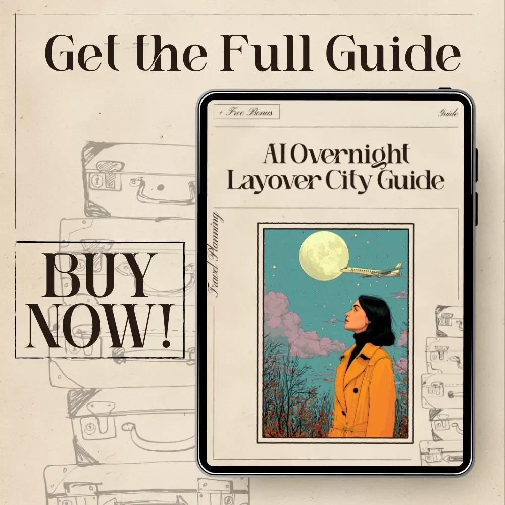 AI Overnight Layover City Guide – Smart Travel eBook for Quick City Exploration, Instant AI Local Insights & Stress-Free Mini-Itineraries