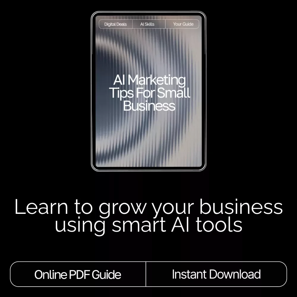 AI Marketing Tips for Small Business | Digital Guide on How to Use AI for Small Business Marketing Help