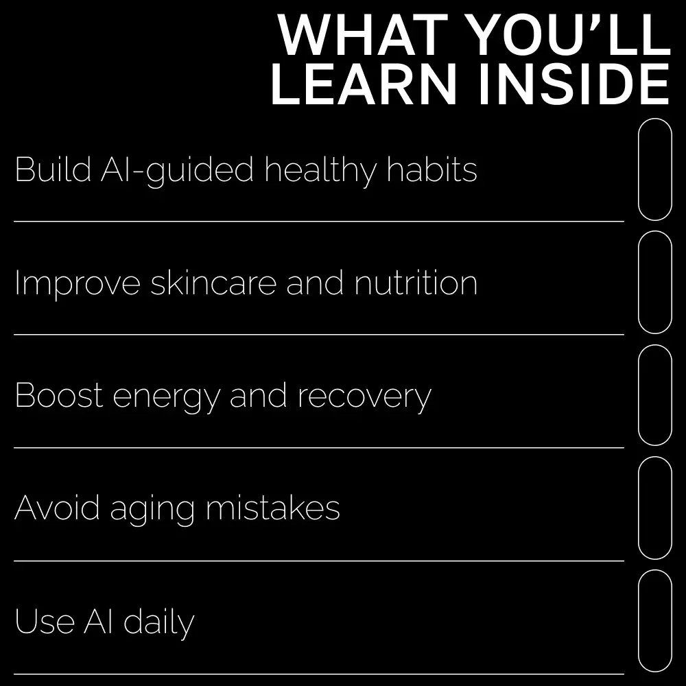 AI Suggestions for Anti-Aging Tips | Digital Guide for Smarter, Personalized Wellness and Skincare Insights