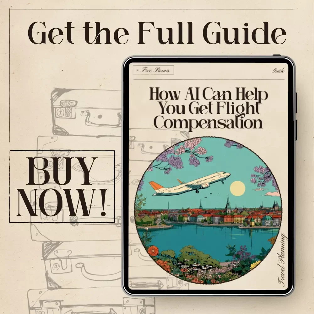 How AI Can Help You Get Flight Compensation – Expert Guide for Travelers | AI for Flight Compensation Claim Help | Step-by-Step Digital Download