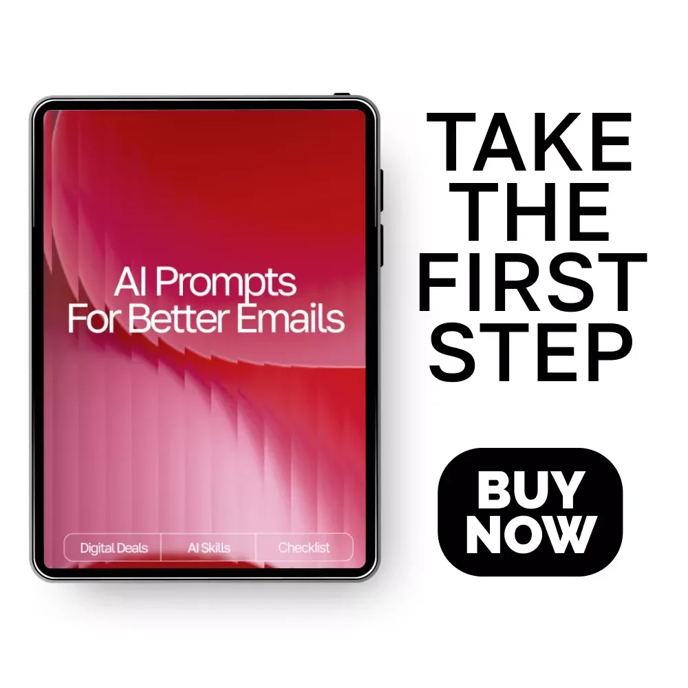 AI Prompts for Better Emails | Checklist for Faster, Clearer Communication | Digital Download for Email Writing Help