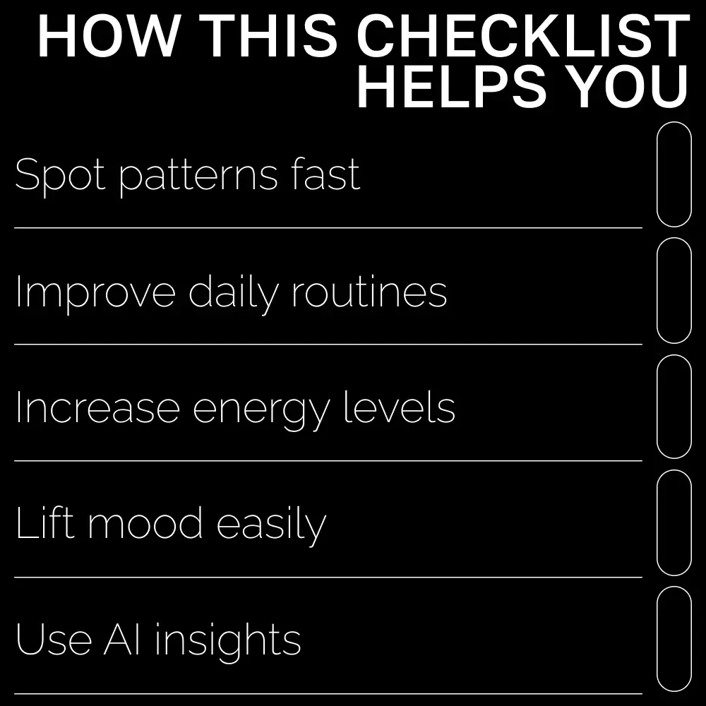 Sleep & Mood AI Mastery Checklist – Ultimate AI Tracker for Sleep and Mood, Daily Wellness & Emotional Balance Guide