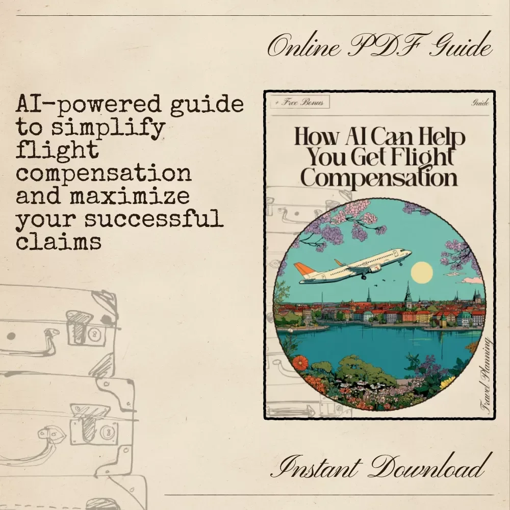 How AI Can Help You Get Flight Compensation – Expert Guide for Travelers | AI for Flight Compensation Claim Help | Step-by-Step Digital Download