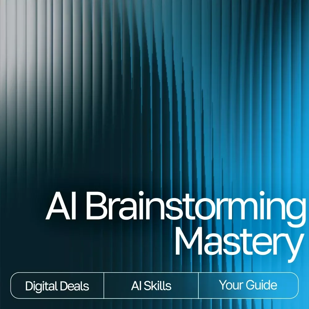 AI Brainstorming Mastery | Digital Download eBook Guide for Creative Idea Generation, AI Brainstorming Guide, Productivity Checklist, Innovation eBook
