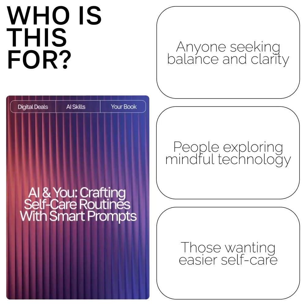 AI & You: Crafting Self-Care Routines with Smart Prompts | Self-Care eBook | AI Prompts for Self-Care Routines | Digital Download Wellness Guide