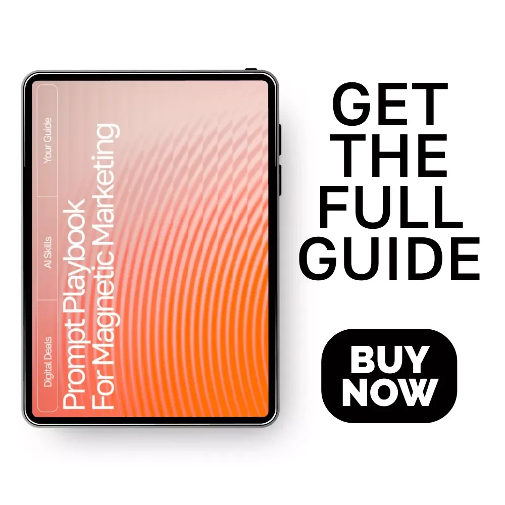 Prompt Playbook for Magnetic Marketing – Reusable Prompt Templates for Marketing Guide, Digital Download, AI Marketing Prompts, Content Creation Toolkit