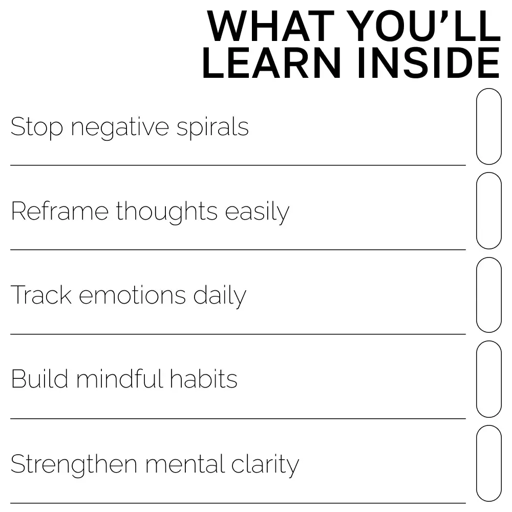 AI Mind Reset | Digital eBook for Calm Thinking, ways to manage negative thoughts with ai, Cognitive Support Guide for Mental Clarity and Focus