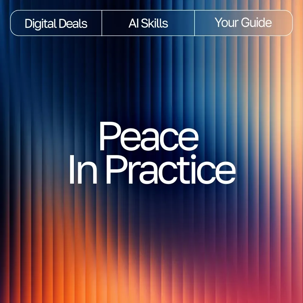 Peace in Practice | Digital Mindfulness Guide for Calm Living, ai mindfulness exercises for beginners, Printable Step-by-Step Workbook for Awareness and Focus