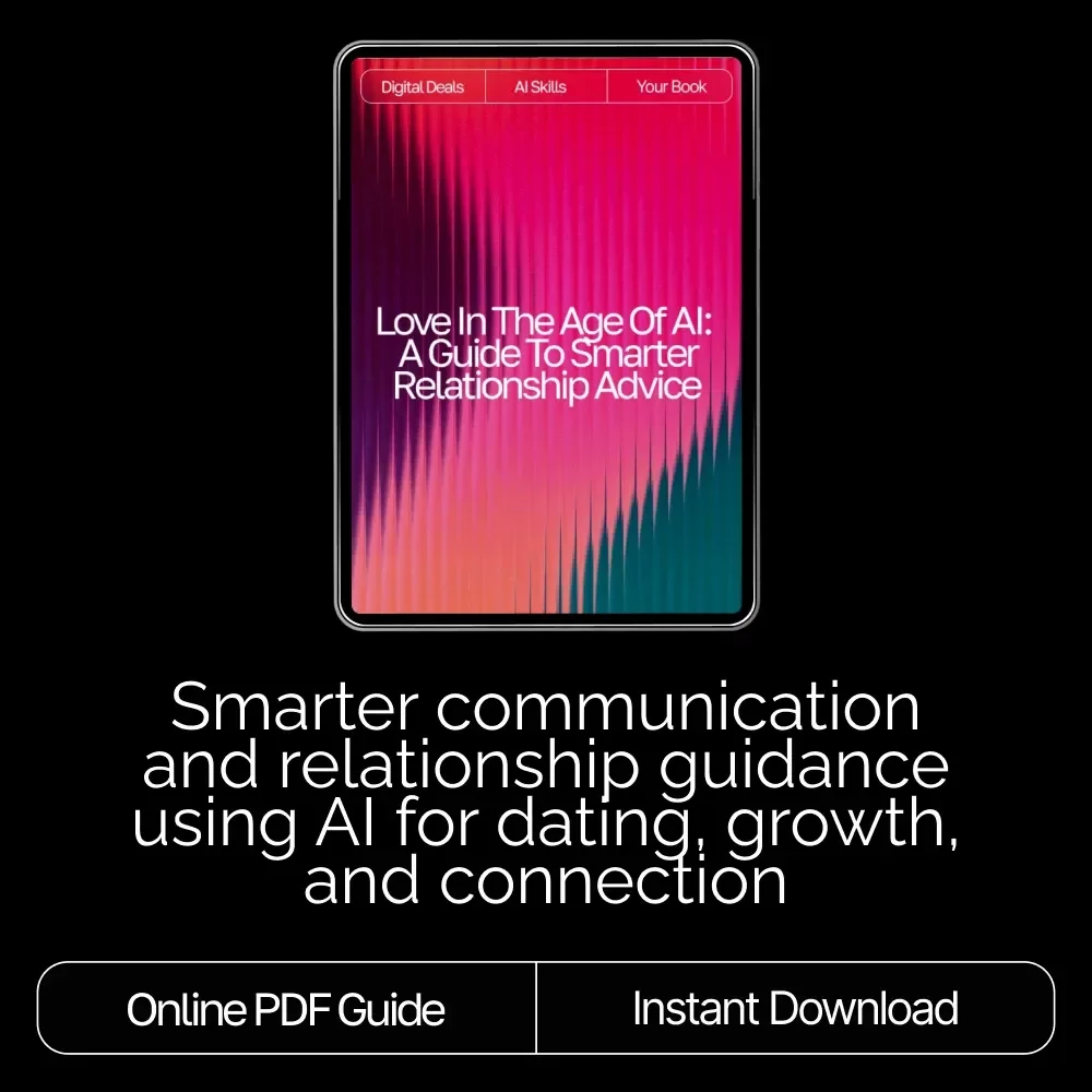 Love in the Age of AI: A Guide to Smarter Relationship Advice – Digital eBook for Modern Couples | Learn how to use ai for relationship advice | Relationship Communication & Dating Toolkit