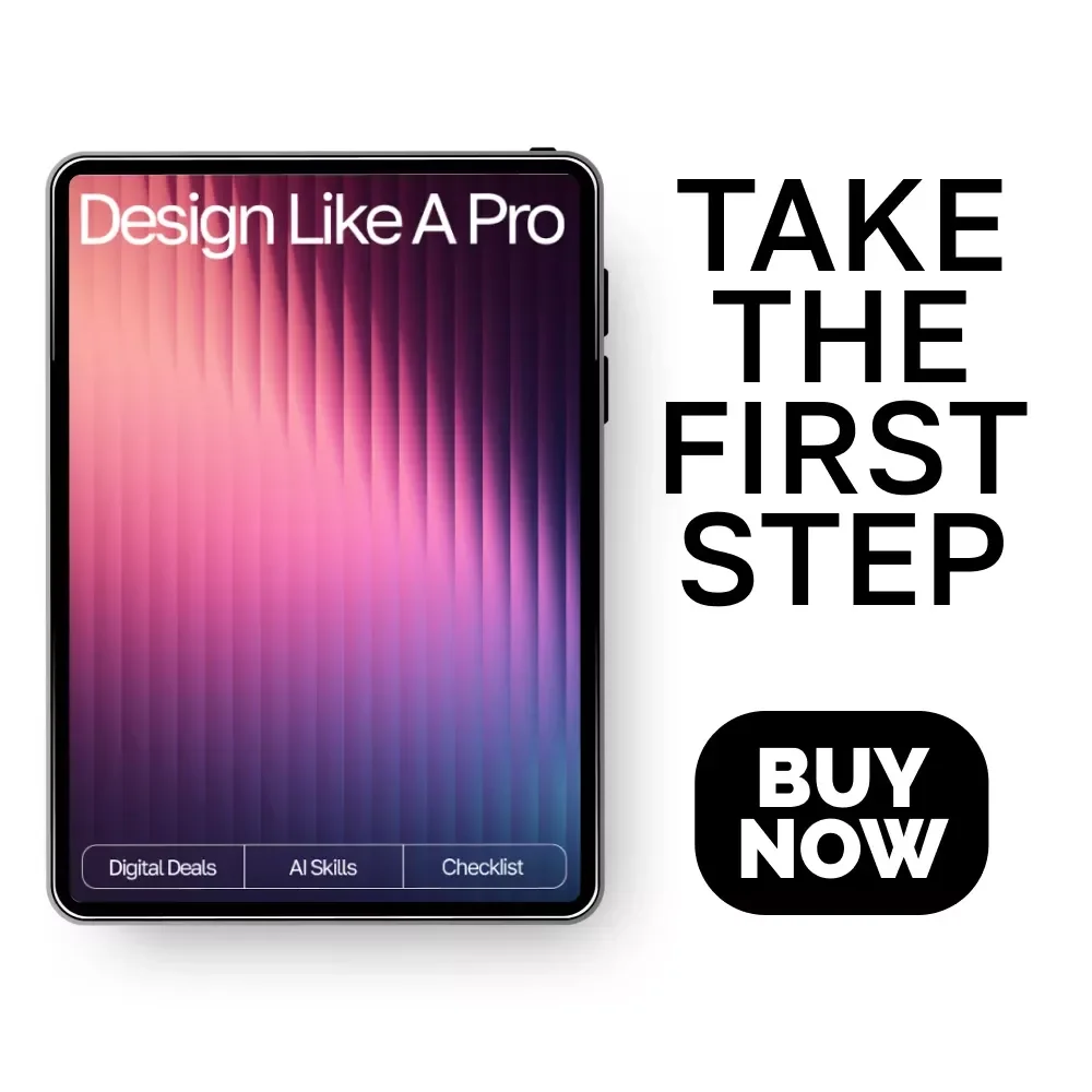 Design Like a Pro Checklist | Creative Workflow Guide for Designers | AI Prompts for Unique Designs | Digital Download for Inspiring, Professional-Quality Concepts