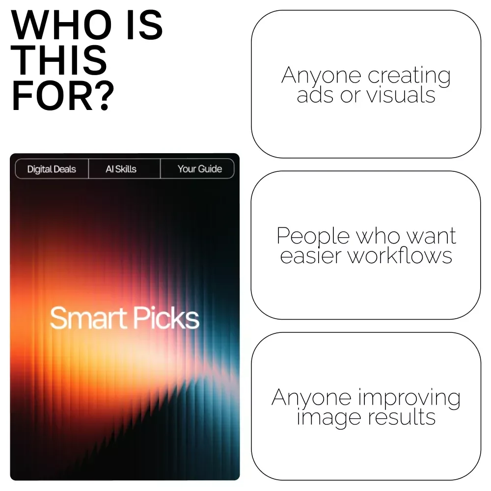 Smart Picks — Guide for ai help for picking images for ads | AI Ad Image Selection Guide | Digital Download for Marketers & Creators