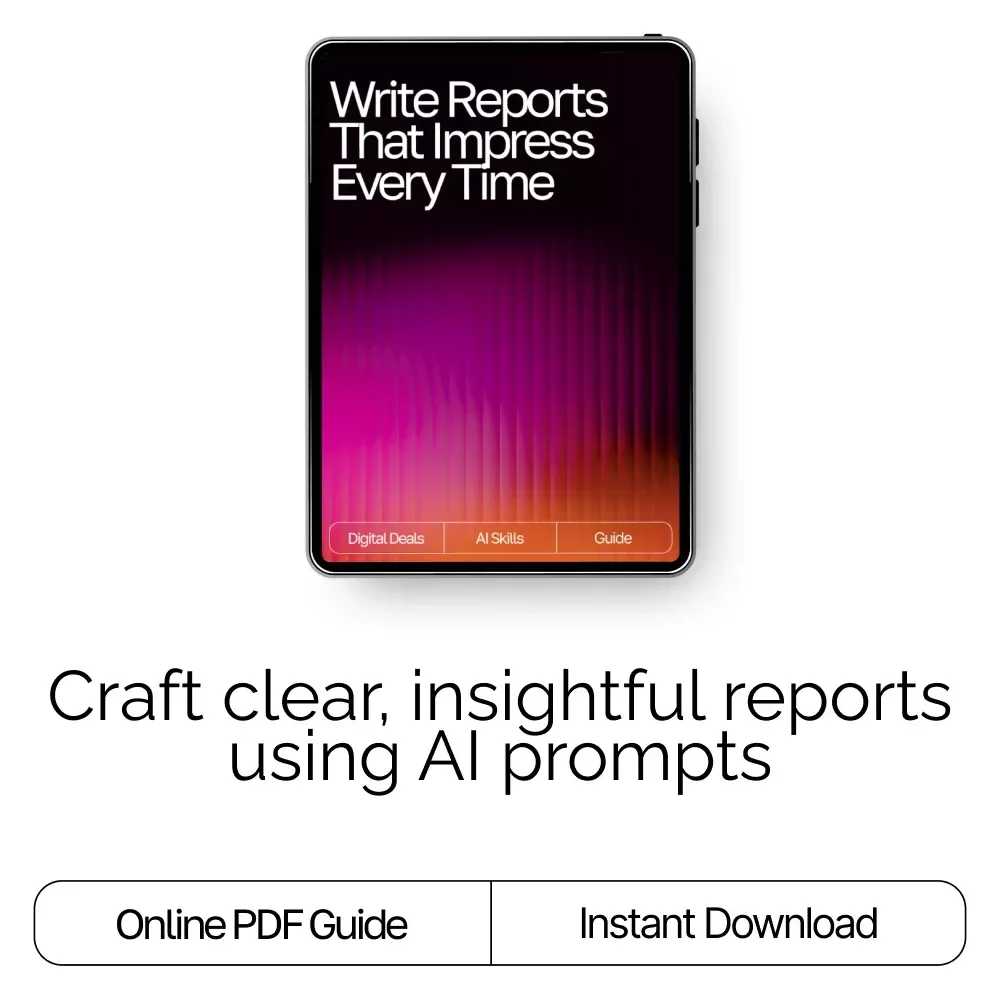 Write Reports That Impress Every Time | AI Prompts for Detailed Reports | Professional Report Writing Guide for Clear, Insightful Results