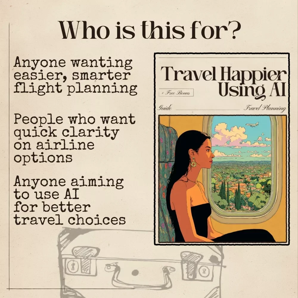 Travel Happier Using AI — Ultimate Digital Guide for Smarter Flight Choices | AI to Find Flights with Best Customer Service Ratings | Airline Comparison & Travel Optimization Toolkit