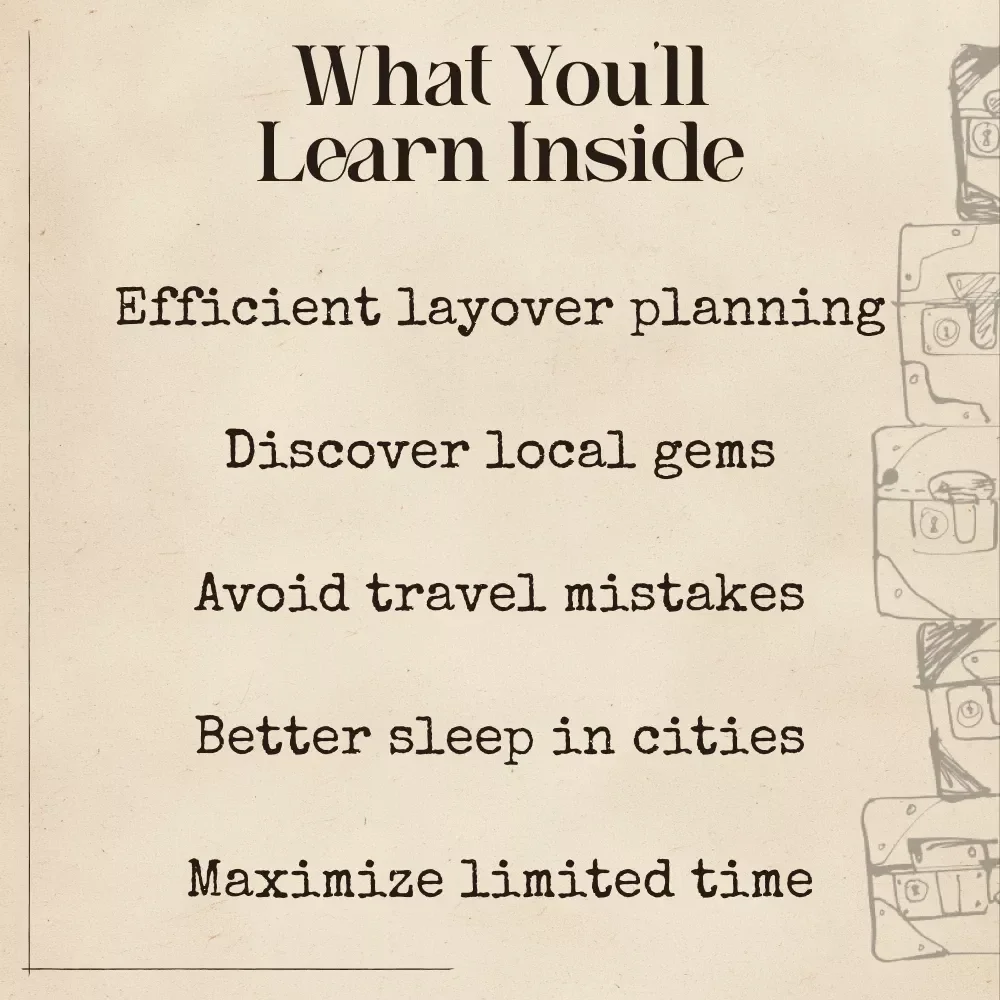 AI Overnight Layover City Guide – Smart Travel eBook for Quick City Exploration, Instant AI Local Insights & Stress-Free Mini-Itineraries