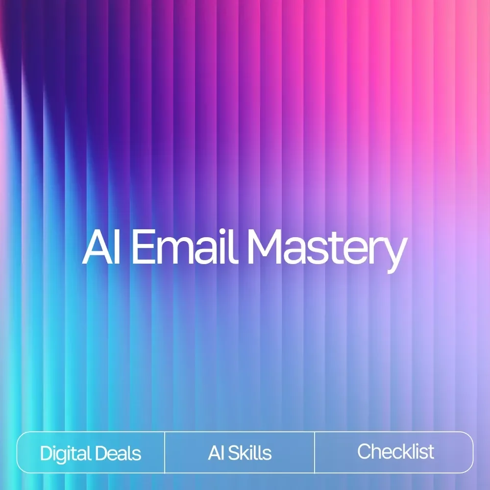 AI Email Mastery Checklist | How to Use AI to Draft Emails Professionally | Productivity eBook for Clear, Polished Communication