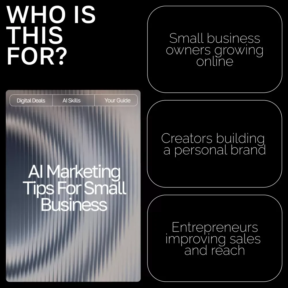 AI Marketing Tips for Small Business | Digital Guide on How to Use AI for Small Business Marketing Help