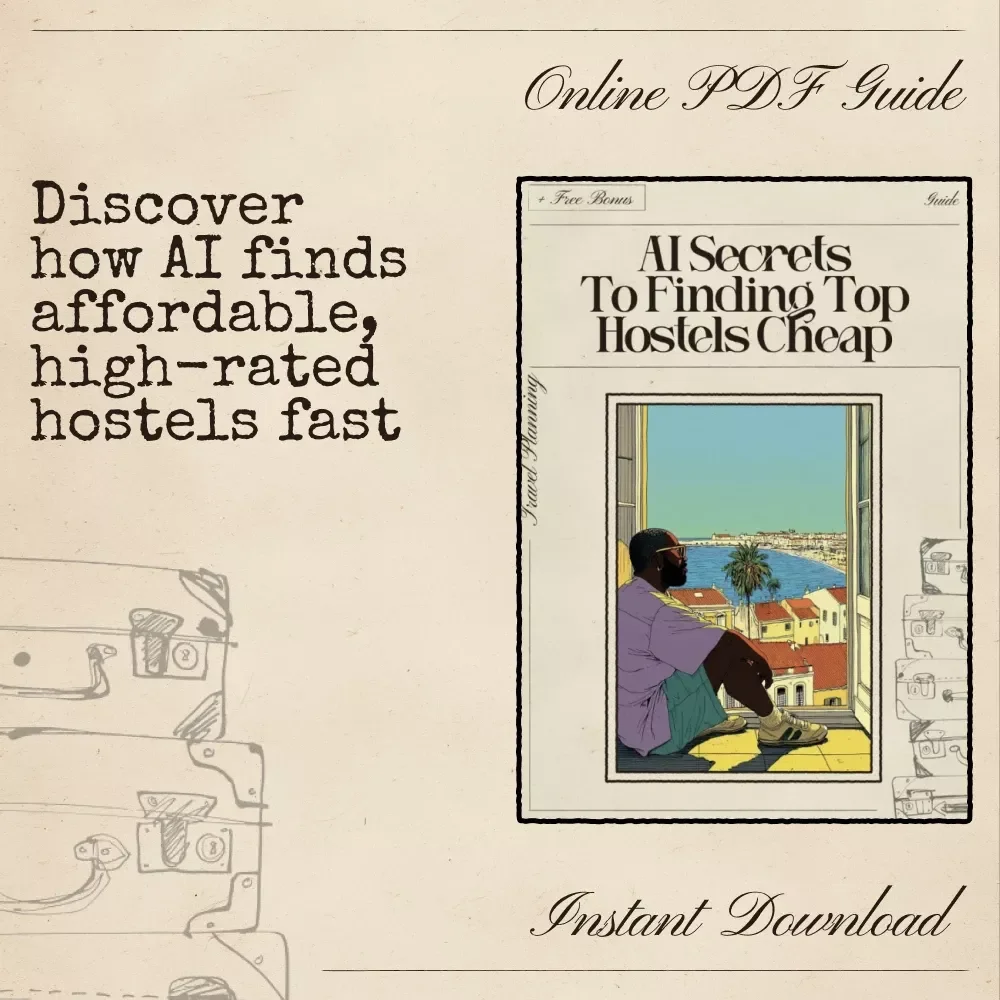 AI Secrets to Finding Top Hostels Cheap – Digital Travel Guide | Smart Budget Planner for Backpackers | Instant Download for Affordable Stays | ai to find the cheapest hostels with good ratings