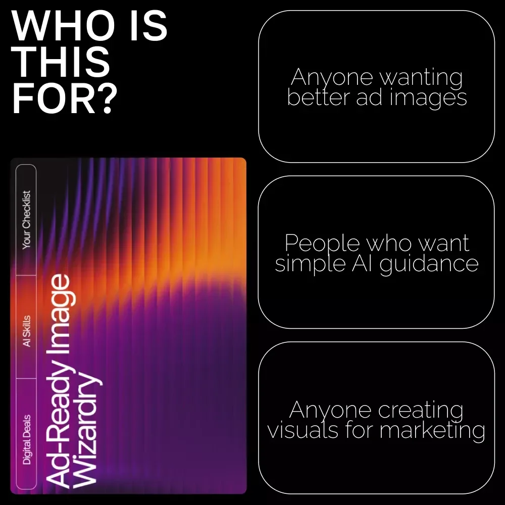 Ad-Ready Image Wizardry | AI Tools for Ad-Ready Images | Marketing Prompt Checklist for Creators, Brands & Ecommerce Sellers