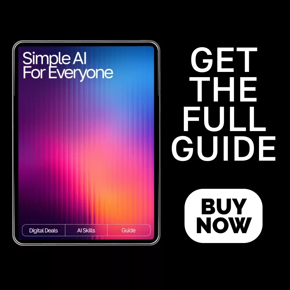 Simple AI for Everyone – A Beginner-Friendly Guide for Teaching Technology Comfortably | Digital Download for Explaining AI Basics to Older Adults | Easy How-To Resource for Caregivers, Teachers & Families
