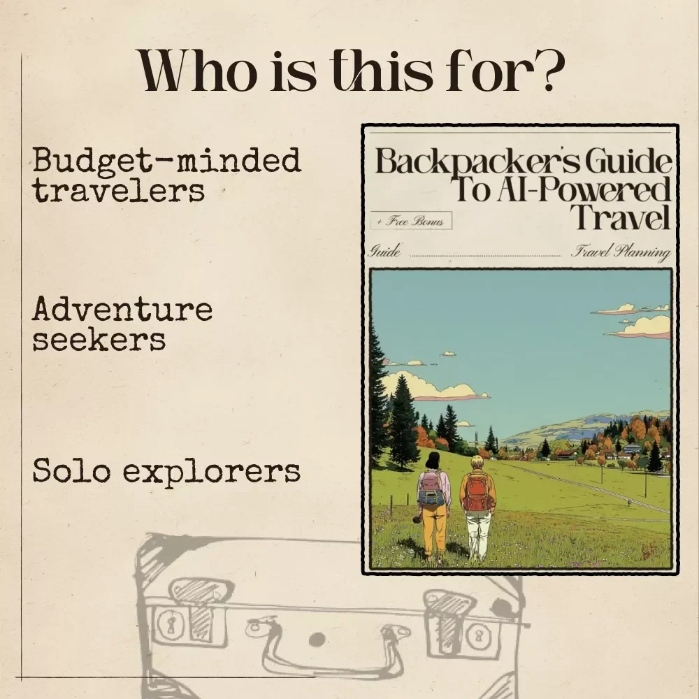 Backpacker’s Guide to AI-Powered Travel – Digital Budget Travel Guide | Smart Planner for Affordable Adventures | Instant Download for Modern Explorers | ai for backpacker budget travel hacks