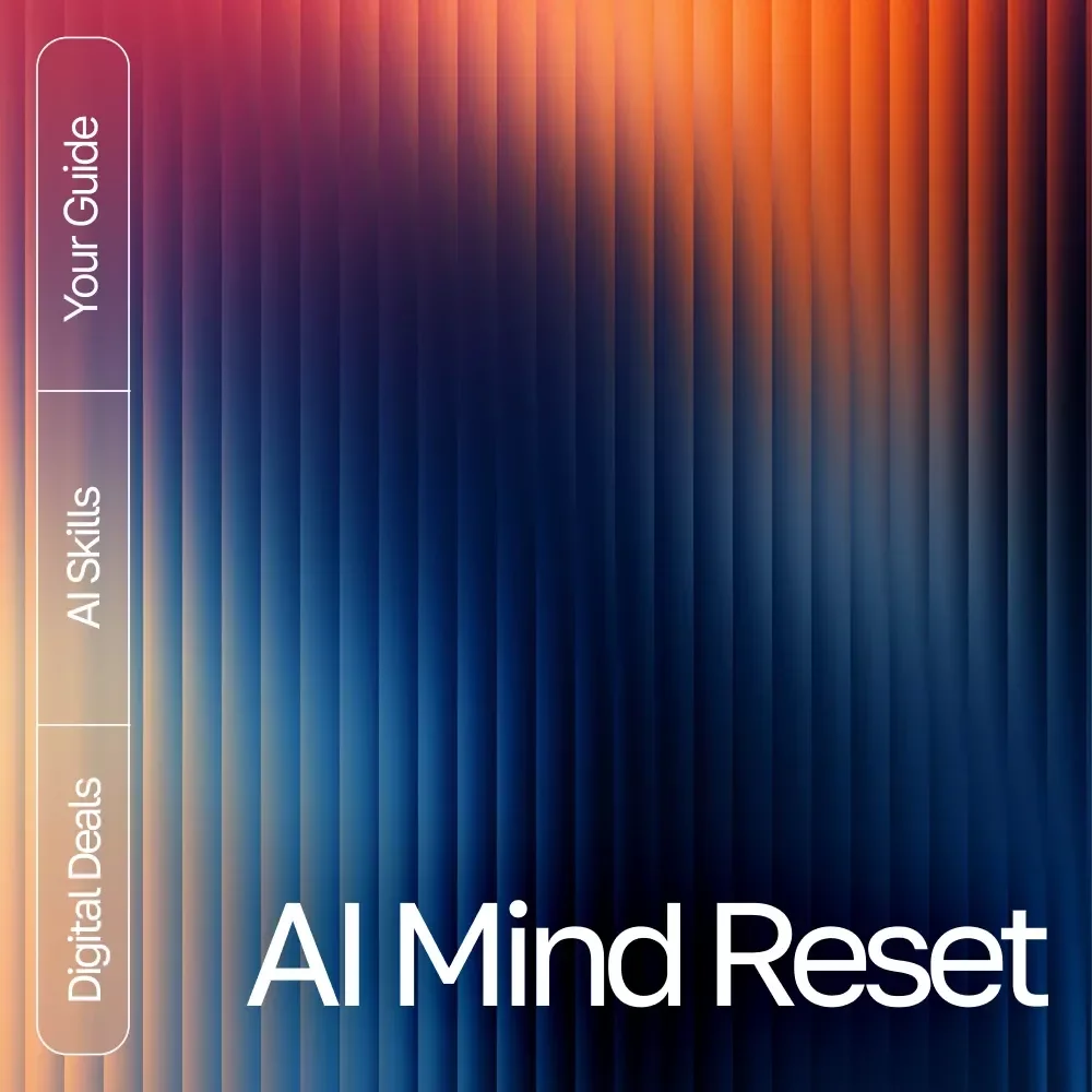 AI Mind Reset | Digital eBook for Calm Thinking, ways to manage negative thoughts with ai, Cognitive Support Guide for Mental Clarity and Focus