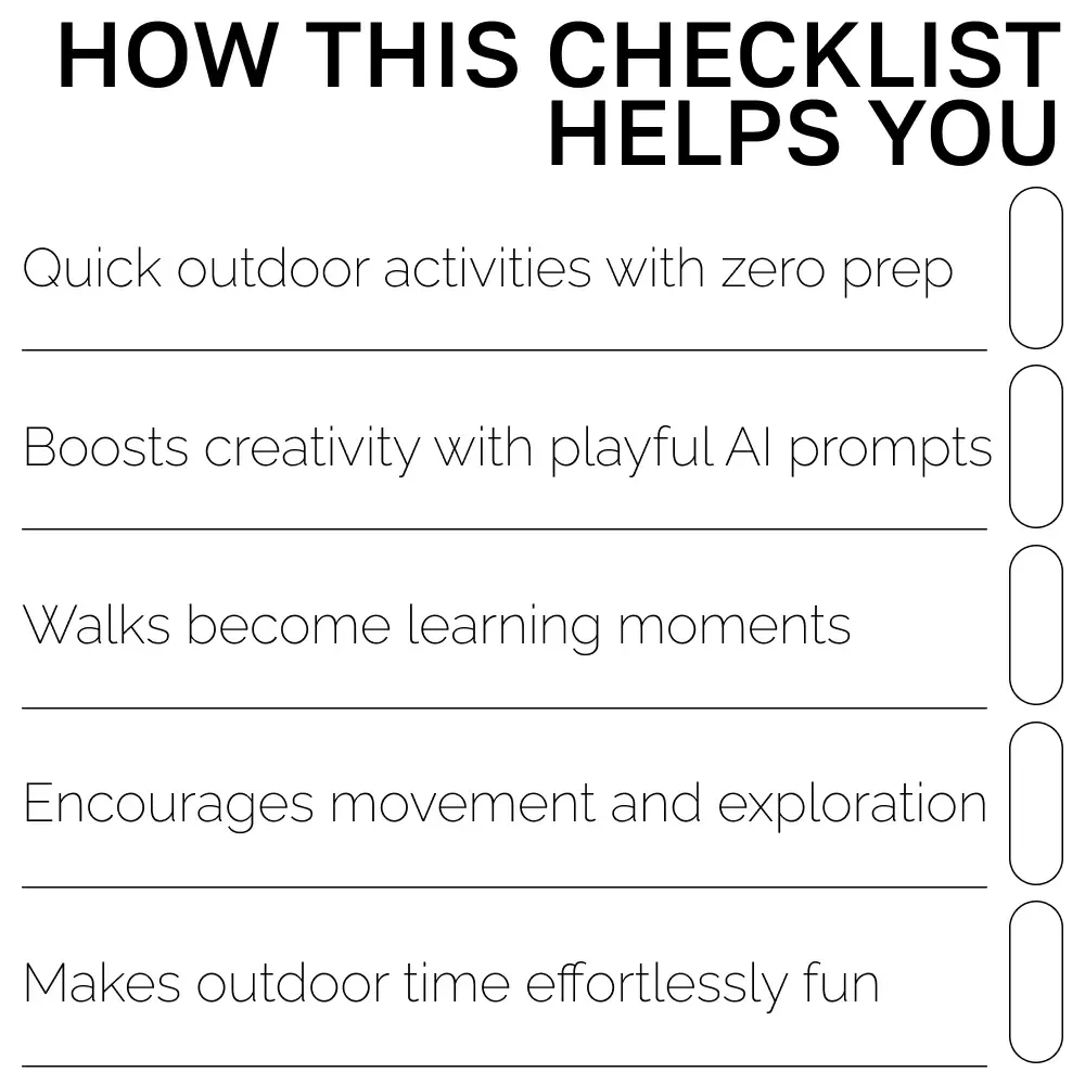 The Great Outdoors AI Prompt Pack for Kids – Outdoor Adventure Prompts, Nature Activity Ideas, Creative Exploration Games, Learning-in-the-Wild Missions | Digital Download for Parents & Teachers