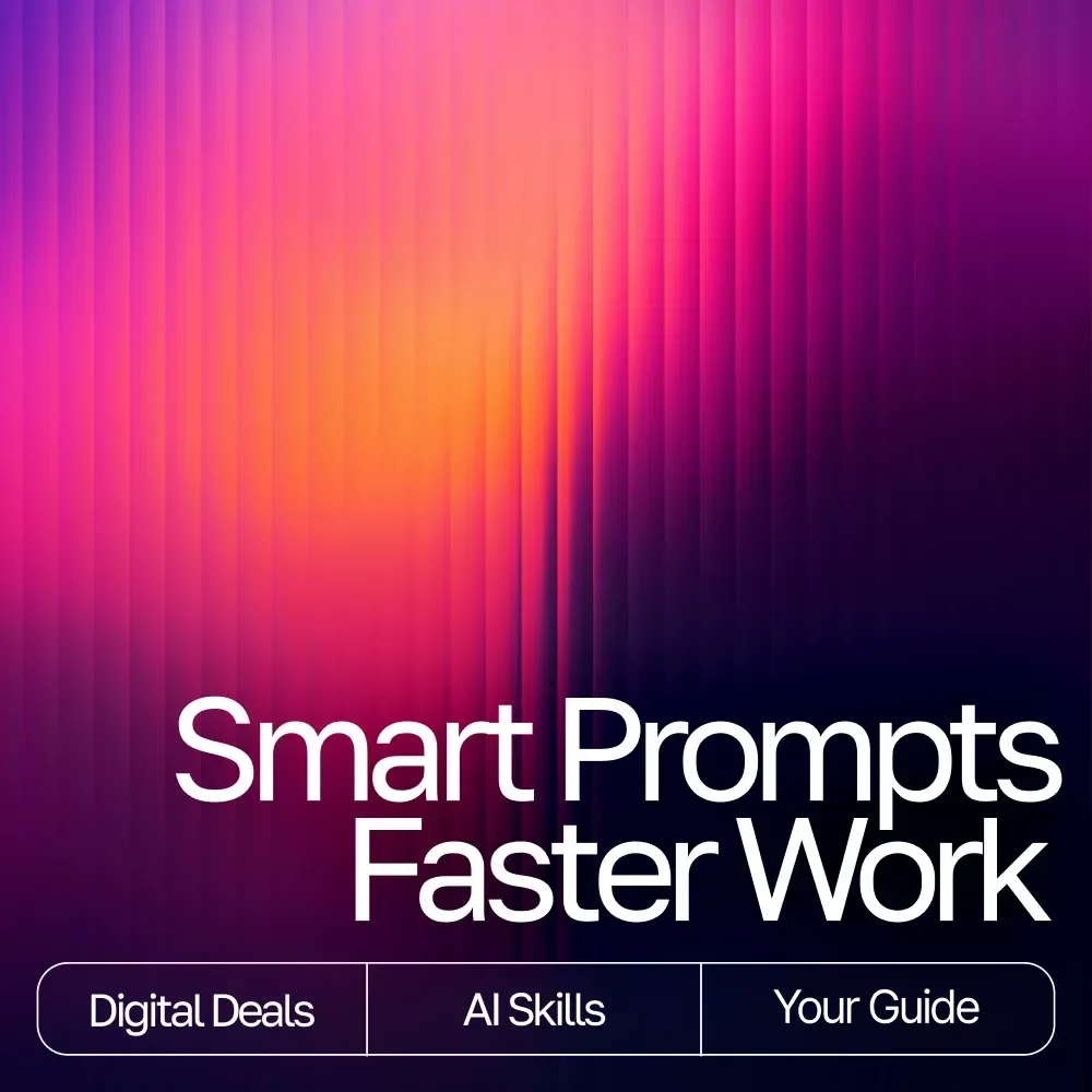 Smart Prompts, Faster Work – Productivity eBook for Creators, Entrepreneurs & Professionals | Reusable Prompt Templates for Productivity | Digital Guide for AI Workflows