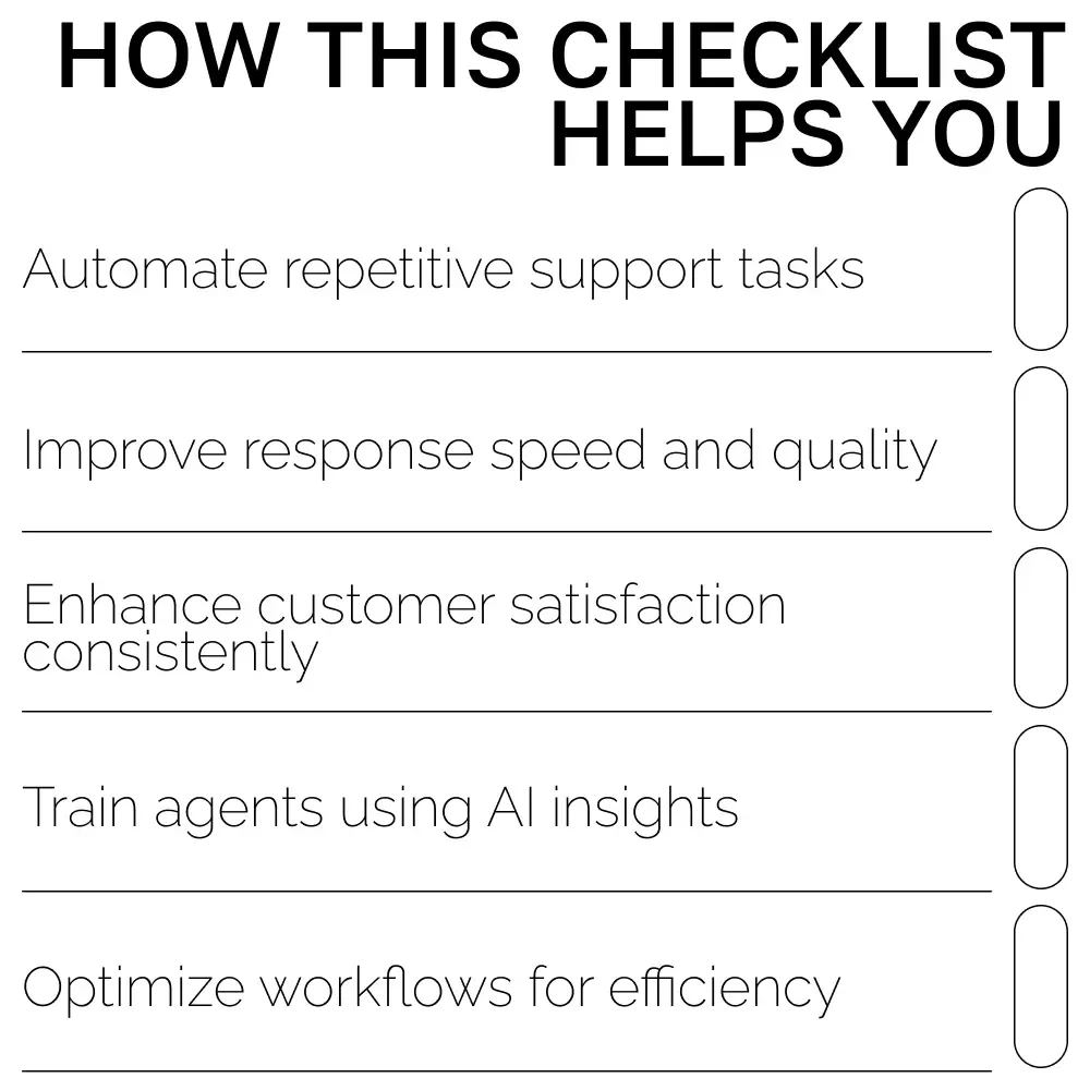 AI Support Skills Mastery – Ultimate Checklist for Streamlining AI Workflows for Customer Support, Chatbots & Automation Guide