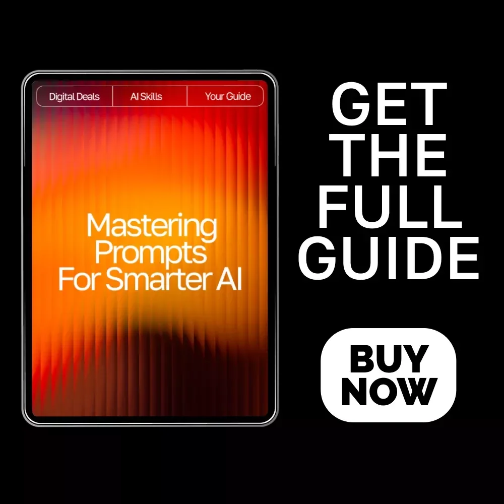 Mastering Prompts for Smarter AI – Ultimate Prompt Writing Guide for Beginners & Pros | Learn what is good prompt vs bad prompt | AI eBook & Prompt Strategy Toolkit