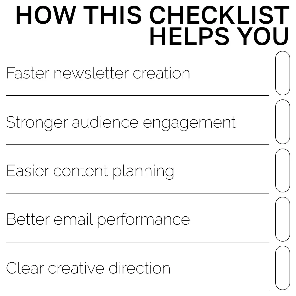 AI Newsletter Wizard – Ultimate Editable Checklist for Email Creators | AI Prompts for Newsletter Content | Digital Download for Content Strategy & Email Marketing