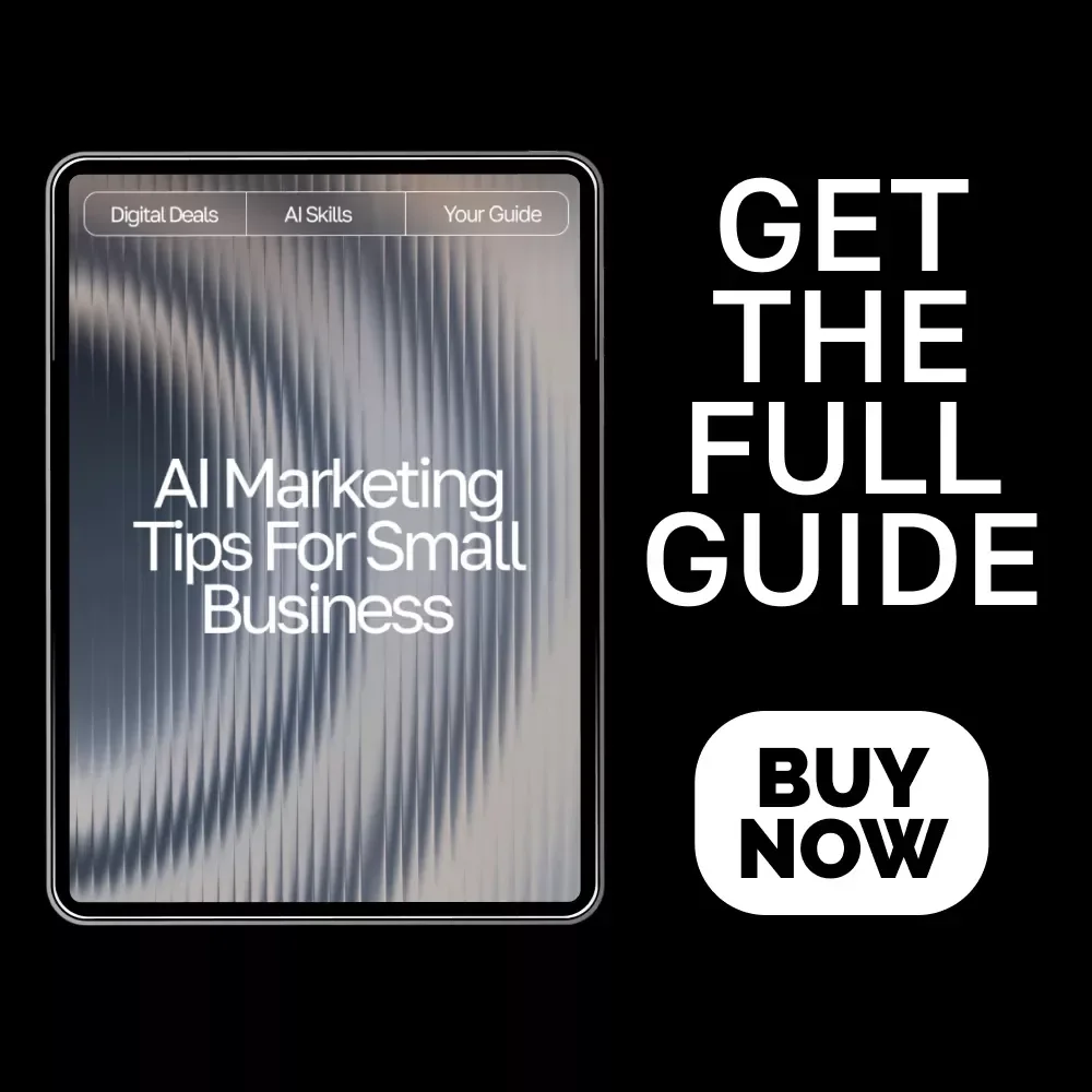 AI Marketing Tips for Small Business | Digital Guide on How to Use AI for Small Business Marketing Help