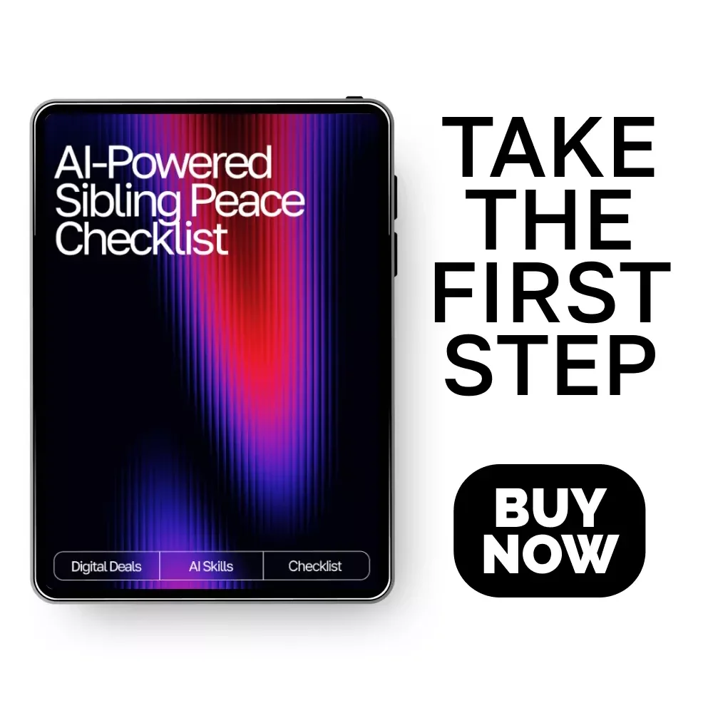 AI-Powered Sibling Peace Checklist | Gentle Parent Toolkit for ai help for sibling conflict resolution | Printable Family Harmony Guide (Digital Download)