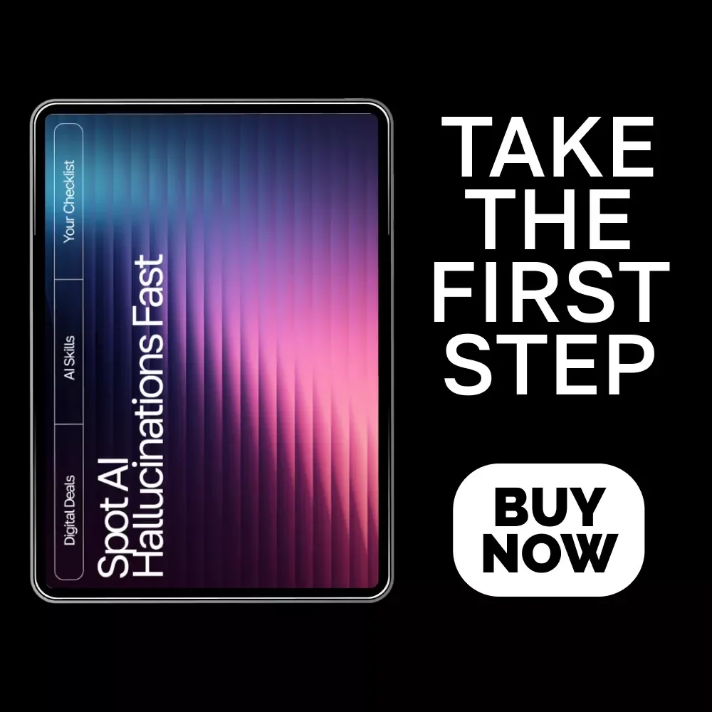 Spot AI Hallucinations Fast Checklist | Digital Download Guide on what are ai hallucinations and how to catch them | AI Literacy, Fact-Checking, Prompting Skills