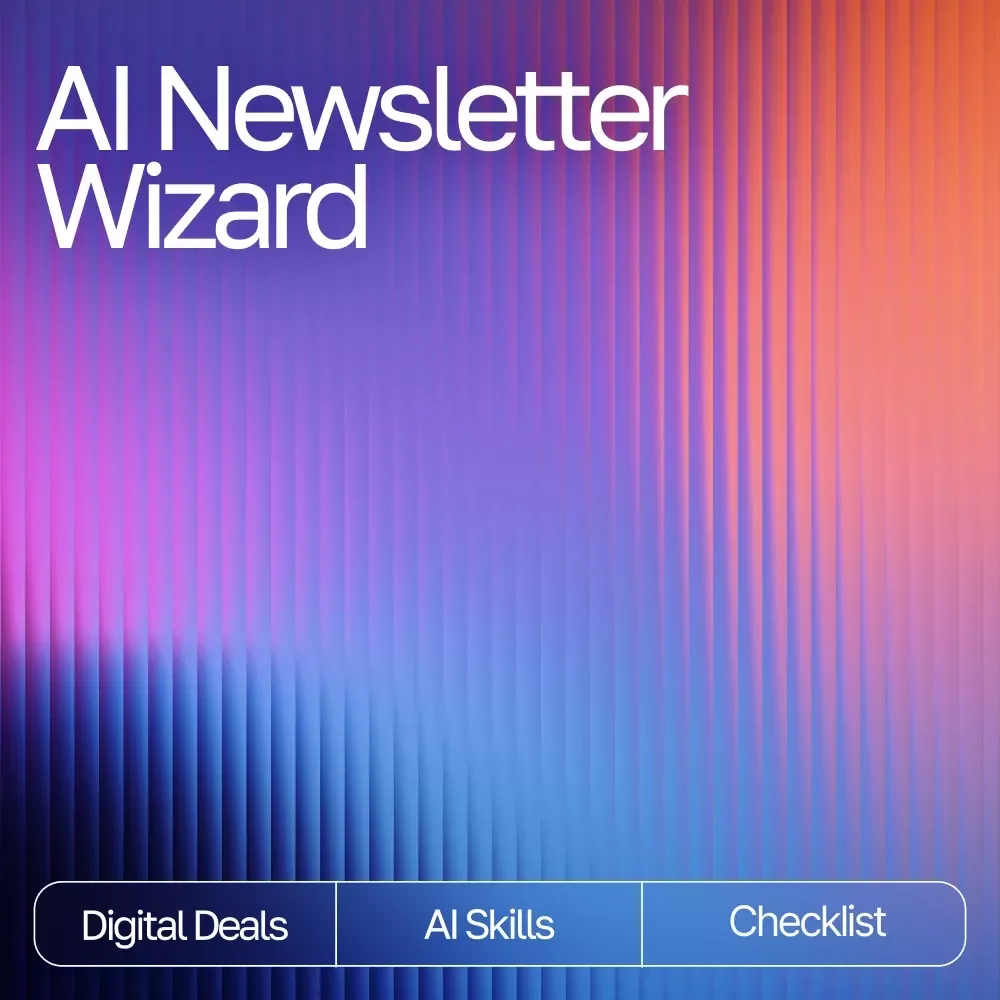 AI Newsletter Wizard – Ultimate Editable Checklist for Email Creators | AI Prompts for Newsletter Content | Digital Download for Content Strategy & Email Marketing